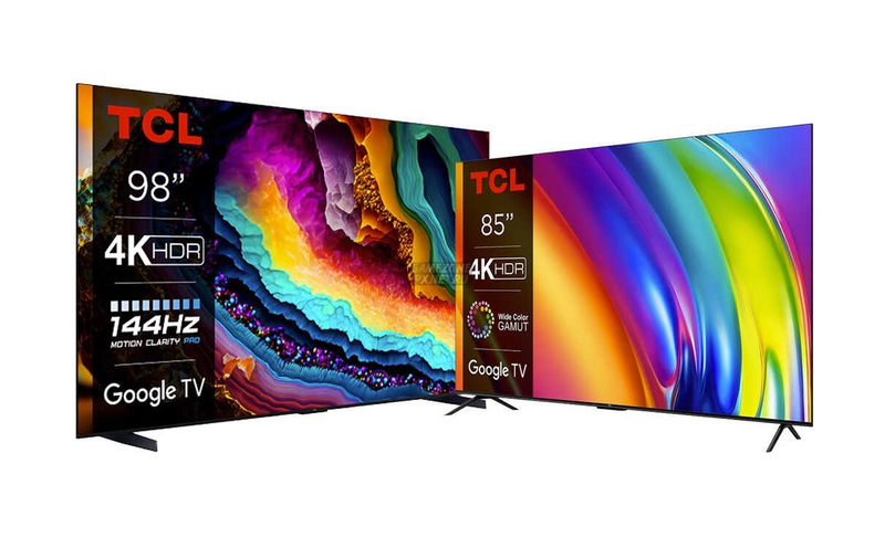 Представлены телевизоры TCL 85P745 и TCL 98P745 с большими 4K-экранами